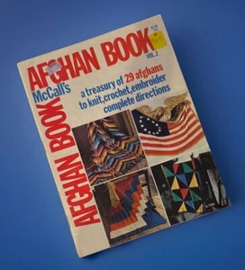 McCall's Afghan Book Vol. 2 Magazine 29 Afghans Knit Crochet Embroider Direction - Imagen 1 de 3