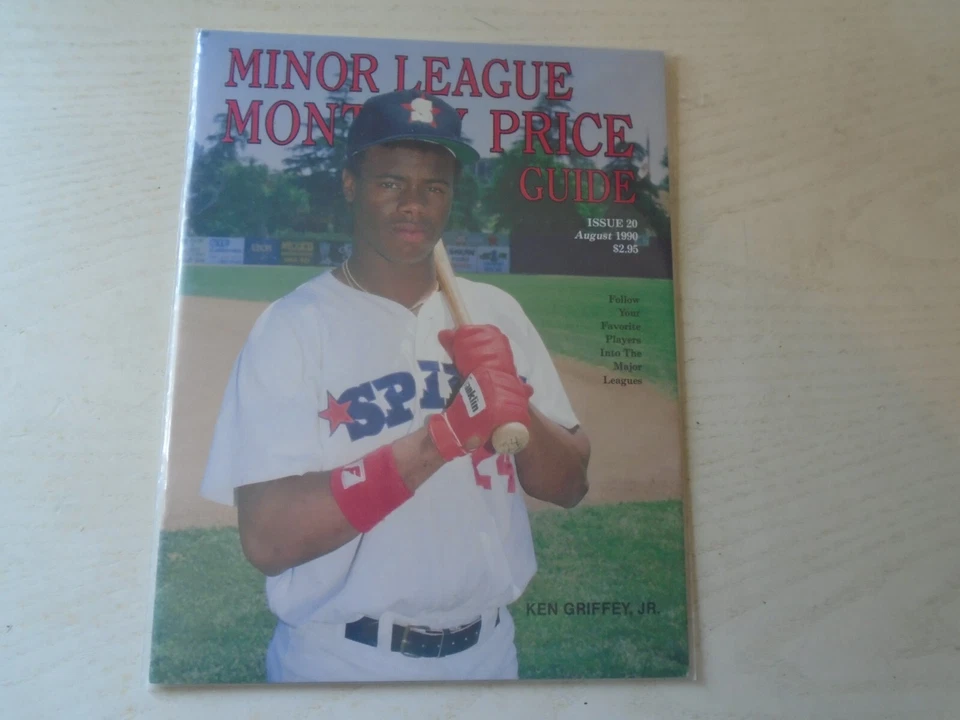 Ken Griffey  Jr. + Kevin Maas Minor League Monthly Price Guides - Image 1 of 4