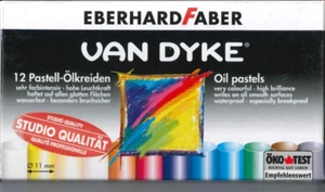 Eberhard Faber Van Dyke 12 Pastell-Ölkreiden sehr farbintensiv hohe Leuchtkraft - Bild 1 von 1