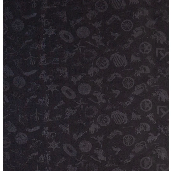 Bufanda occidental de seda con logotipo de vaquero de trapo salvaje unisex de Wyoming Traders - 34,5" y 20" Foto 1 de 1