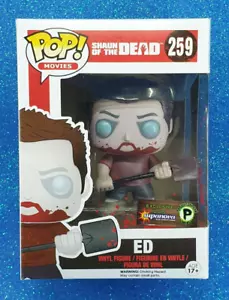FUNKO POP MOVIES SHAUN OF THE DEAD #259 ED (ZOMBIE) BLOODY VAULTED VINYL 🌵💎 - Picture 1 of 13