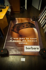 BARBARA LINGERIE F French Bus Vintage Advertising Fashion Sexy Poster Original - Picture 1 of 7