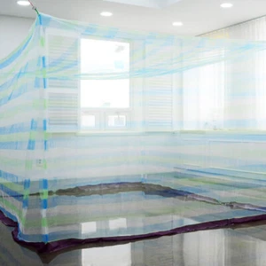Extra Large size blue pattern Mosquito Fly Net Military Camp Outdoor (4m/13ft) - Picture 1 of 5