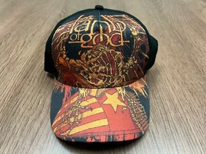 VINTAGE DEADSTOCK LAMB OF GOD SNAPBACK HAT DEATH GROOVE HEAVY METAL ROCK CAP NOS - Picture 1 of 6