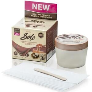 Italwax Solo - Sugar Wax Microwaveable Kit For Depilation HONEY & PROPOLIS 250ml