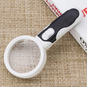 Hand-Held 2.5X/5X/16X Magnifying Glass Magnifier Zoomer Loupe With 2LED Lights - Picture 1 of 11
