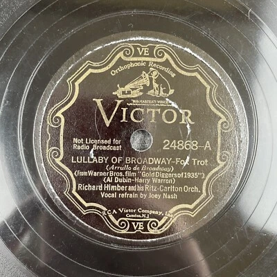 JIMMIE RODGERS I'm Lonely And Blue / The Sailor's Plea 78 Victor V-40054 PREWAR - Image 1 of 4