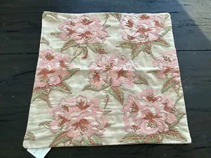 Pottery Barn Vintage Islands Floral Embroidered Pillow Cover 22” NEW garden - Picture 1 of 4