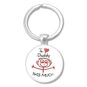 Daddy Keychain Gifts from Daughter Son Dad Father's Day Gifts for Daddy Birth... - Picture 1 of 6