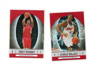 2006-07 Topps Finest Tracy McGrady #24 /GERALD WALLACE #11  Refractor Parallel - Picture 1 of 2