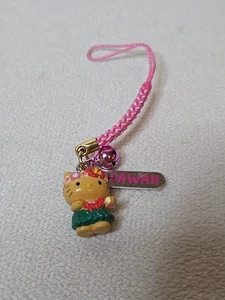 Sanrio Hello Kitty Cell Phone Charm Hawaii Hula 2007 Rare U.S.A. - Picture 1 of 5