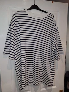 Primark Striped Plus Size 18-20. 3 Quarter Sleeve Tunic - Picture 1 of 2