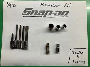 Snap-on 1/4 Drive Random Lot, Please See Photos. Untested Items - Bild 1 von 6