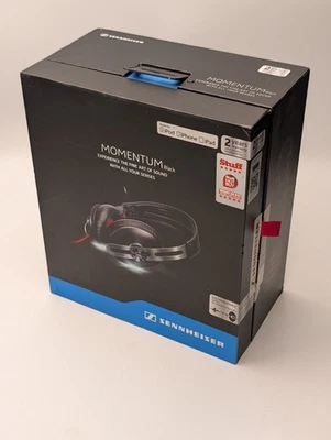 Sennheiser Momentum 1.0 Primera Generación Auriculares con Cable Sobre la Oreja Negro-Rojo con Estuche Foto 1 de 4