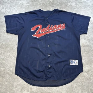 Vintage 1998 Cleveland Indians Jersey Justice #23 MLB True Fan Mesh XL - Picture 1 of 14
