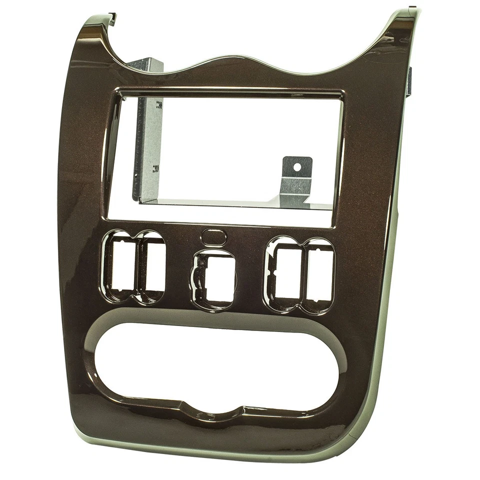 Doble embellecedor de radio DIN adecuado para Dacia Duster Logan Sandero a pa... - Imagen 1 de 3