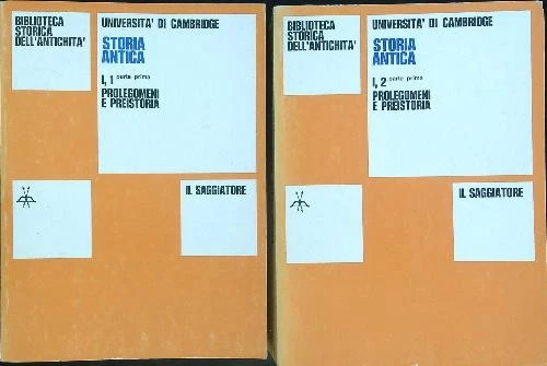 STORIA ANTICA 2 VV AA.VV. IL SAGGIATORE 1972 BIBLIOTECA STORICA DELL'ANTICHITA - Immagine 1 di 1