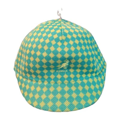 Kangol Kids мини Argyle скупой пространства крышка размер маленький зеленый/желтый - Изображение 1 из 3