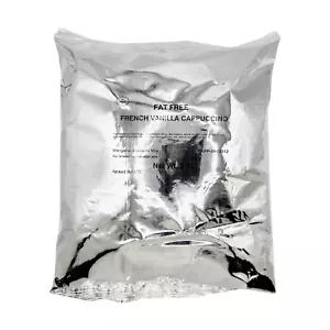 Mezcla de capuchino en polvo de vainilla francesa sin grasa Brickhouse, bolsa de 2 lb - Imagen 1 de 3