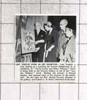 1955 Lady Templar At Art Exhibition With Mrs George Parson's Captain Greec