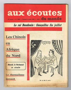 *** Aux écoutes du monde *** n° 1824 (03/07/1959) - Chinois en Afrique du Nord - Picture 1 of 2