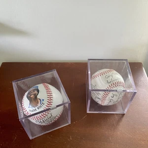 VTG Kansas City Royals Autographed Baseball Frank White Facsimile George Brett - Picture 1 of 12