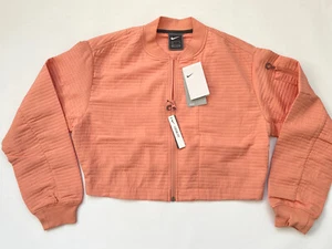 NIKE SPORTSWEAR TECH PACK CITY READY RUNNING BOMBER JACKET PINK BV4741-606 S - Picture 1 of 8