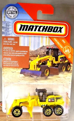 2018 Matchbox 48/125 MBX Construction 12/20 GROUND GRINDER Yellow w/YellowRingSp - Image 1 of 4