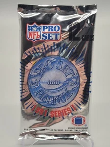1991 PRO SET PLATINUM SERIES 1 I SEALED PACK ONE (1) SINGLE FOOTBALL CARDS NFL  - Picture 1 of 3