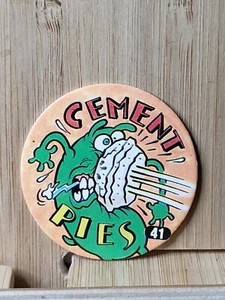 Official Slammer Jammer🏆1994 Pog Tazo #41 CEMENT PIES🏆FREE POST - Imagen 1 de 1
