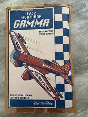 Ertl Bud Light 1932 Northrop Gamma Airplane Ertl Collectibles  F241 S.No.01225 - Image 1 of 4