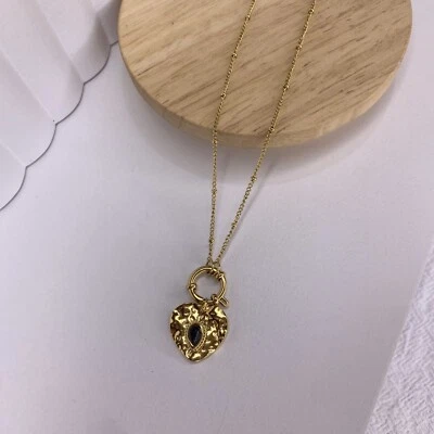 Kopen Australia | Gold Plated Heart Charm Chain Necklace Whimsygoth Fairy Gypsy - Image 1 of 4