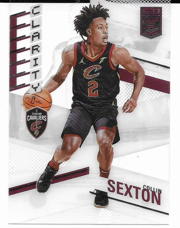 2021-22 Elite Clairty Acetate- Collin Sexton Cleveland Cavaliers! - Image 1 of 1