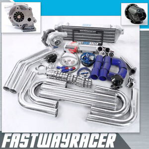 Universal T3/T4 T04E Hybrid Turbo Kit Turbo Starter Kit 350HP T3 Flange SSQV Bov