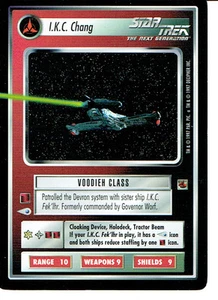 STAR TREK CCG THE FAJO COLLECTION, I.K.C. CHANG RARE CARD - Picture 1 of 1