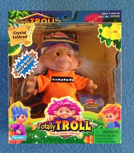 CRYSTAL LASHRED TOTALLY TROLL 2001 PLAYMATES 5 INCH FIGURE SNOWBOARDER TROLLS - Imagen 1 de 2
