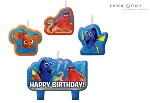 Finding Dory Birthday Candle Set 4 Piece Party Supplies.  FAST SHIPPING - Picture 1 of 2