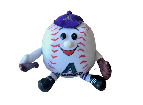 Arizona Diamondbacks Baseball Mascot w/hat MLB Plush Good Stuff Vintage Toy Cover