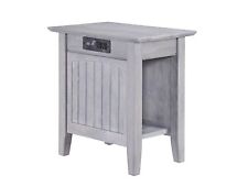 AFI Nantucket Chair Side Table with (22" x 14"), Driftwood 