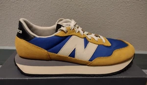 New Balance 237 Cobalt Blue Aspen Yellow Lifestyle Sneakers Men 9.5/Womens 11  - Picture 1 of 9