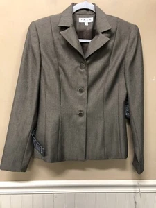 Trío New York Brown Blazer Talla 6 Nuevo con Etiquetas - Imagen 1 de 6