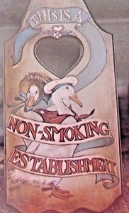 DOXIE KELLER NO SMOKING SIGN SAILOR DUCK WATERFOWL PAINTING PATTERN PACK - Picture 1 of 2
