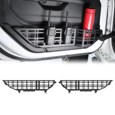 Front Door Pocket Molle Panels Rigid Steel Design for 2018-2025 Jeep Wrangler JL - Image 1 of 4