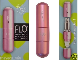 Brand NEW Flo Refillable Fragrance Atomiser Travel Perfume Bottle PINK 6ml 0.2oz - Picture 1 of 7