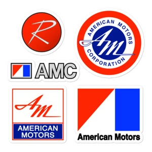 AMC Logo Stickers American Motors Rambler AMX Javelin Hornet Gremlin Emblem - Picture 1 of 1