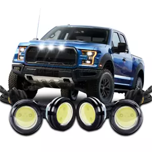 4x Front Grille Bumper Grill Hood White LED Lights For Toyota 4Runner 1995-2002 - Bild 1 von 12
