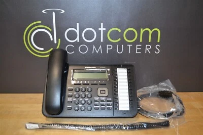 Panasonic KX-NT546-B Black IP Phone 6-Line Backlit LCD 24 Buttons NT546 PoE - Image 1 of 4