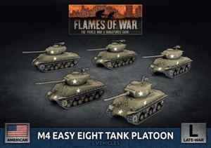 15mm M4 Easy Eight Tank Platoon - UBX91 - Picture 1 of 2
