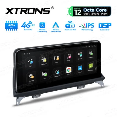 10.25" Android 14 HD Car GPS Stereo Radio Wifi Carplay For BMW X5 X6 E70 E71 CCC - Image 1 of 4