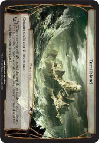 TURRI ISLAND (OVERSIZE) Planechase MTG Magic the Gathering Cards DJMagic - Image 1 of 1